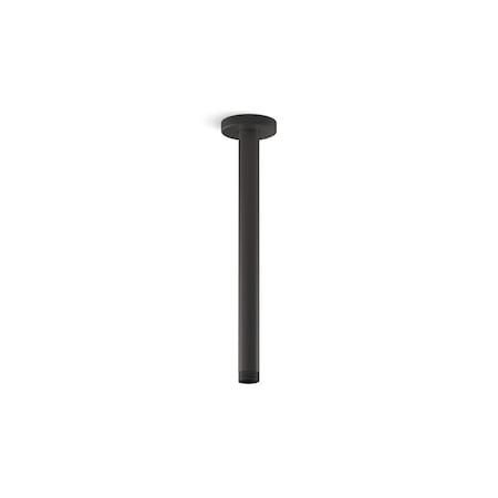 Statement 12" ceiling-mount single-function rainhead arm and flange